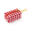 Load image into Gallery viewer, Red Gingham Poop Bag Dispenser