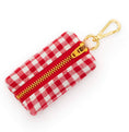 Load image into Gallery viewer, Red Gingham Poop Bag Dispenser