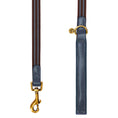 Load image into Gallery viewer, Full Grain Leather & Polyester Dog Leash