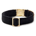 Load image into Gallery viewer, Black Velvet Dog Collar