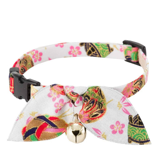 Kimono Ribbon Cat Collar
