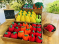 Load image into Gallery viewer, Handmade Fruit and Vegetable Rope Toys, Macrame Toys