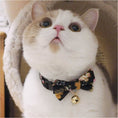 Load image into Gallery viewer, Kimono Bow Tie Cat Collar