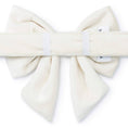 Load image into Gallery viewer, Ivory Velvet Lady Dog Bow