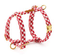 Load image into Gallery viewer, Red Gingham Dog Harness