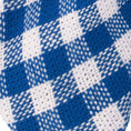 Load image into Gallery viewer, Lake Blue Gingham Dog Bow Tie