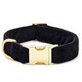 Load image into Gallery viewer, Black Velvet Dog Collar