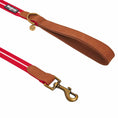 Load image into Gallery viewer, Full Grain Leather & Polyester Dog Leash