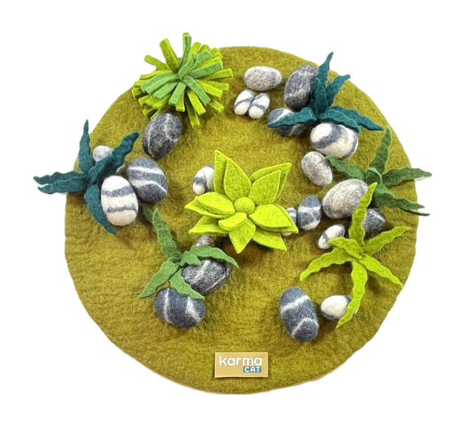 Rock Garden Cat Activity Mat