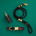 Load image into Gallery viewer, Onyx Waxed Canvas Poop Bag Dispenser