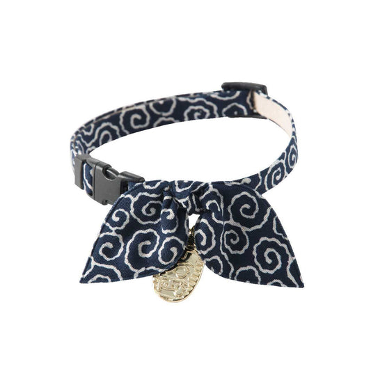 Ninja Navy Cat Collar