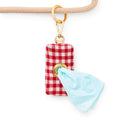 Load image into Gallery viewer, Red Gingham Poop Bag Dispenser