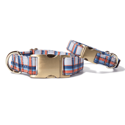 Ringo Plaid Dog Collar