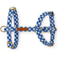 Load image into Gallery viewer, Lake Blue Gingham Dog Harness