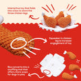 Load image into Gallery viewer, PAWTY Fried Chicken Interactive Snuffle Mat Dog Toy