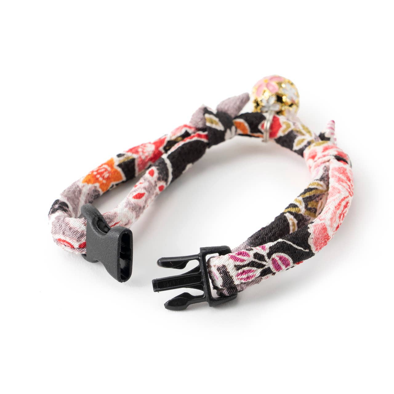 Chirimen Sakura Cat Collar