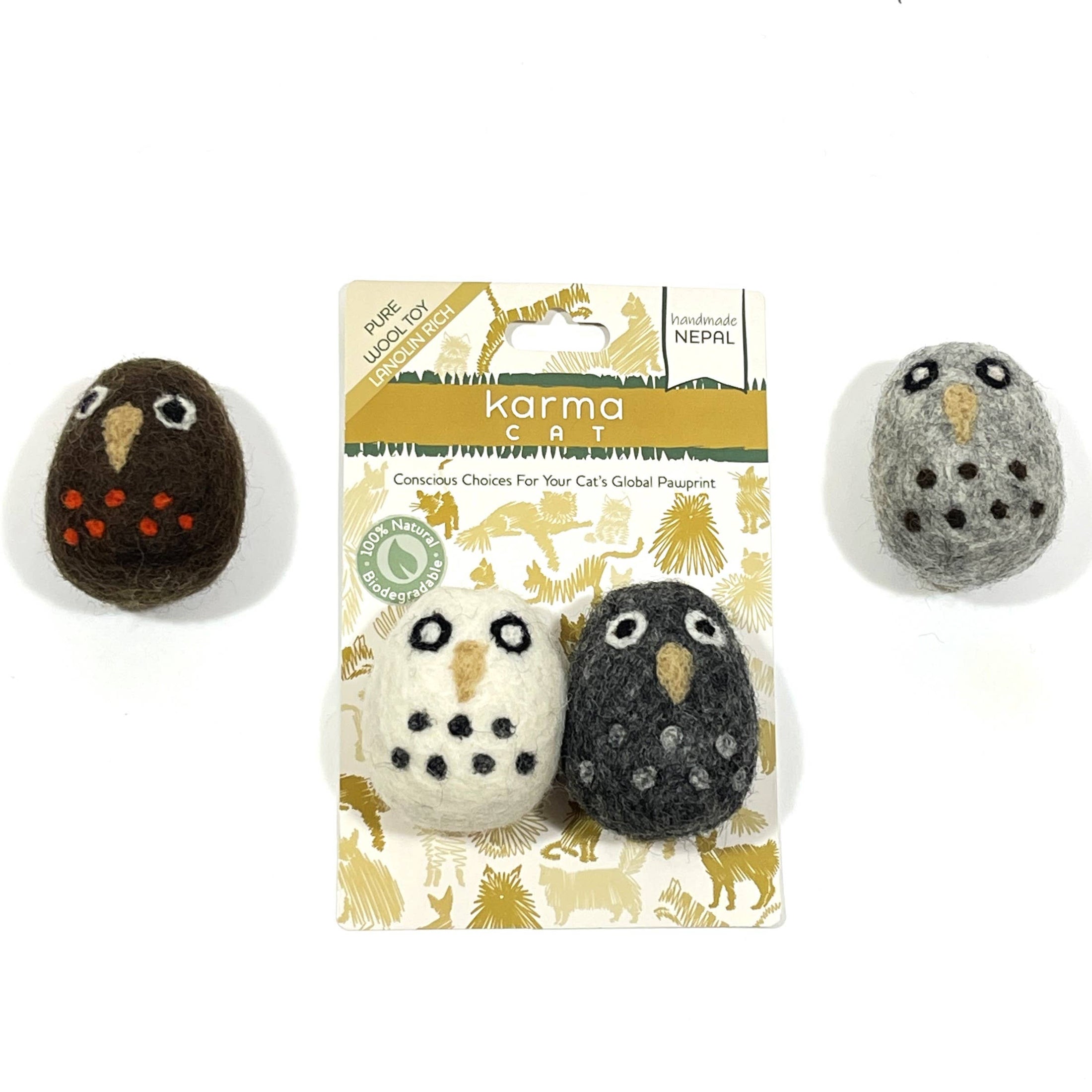 Cat Toy, Pack 2, Owls