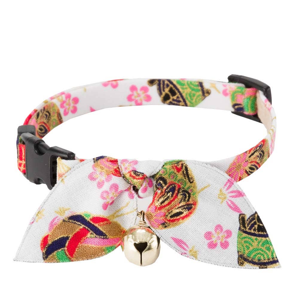 Kimono Ribbon Cat Collar