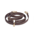 Load image into Gallery viewer, Espresso Brown 4-in-1 Convertible Hands Free Cloud Dog Leash
