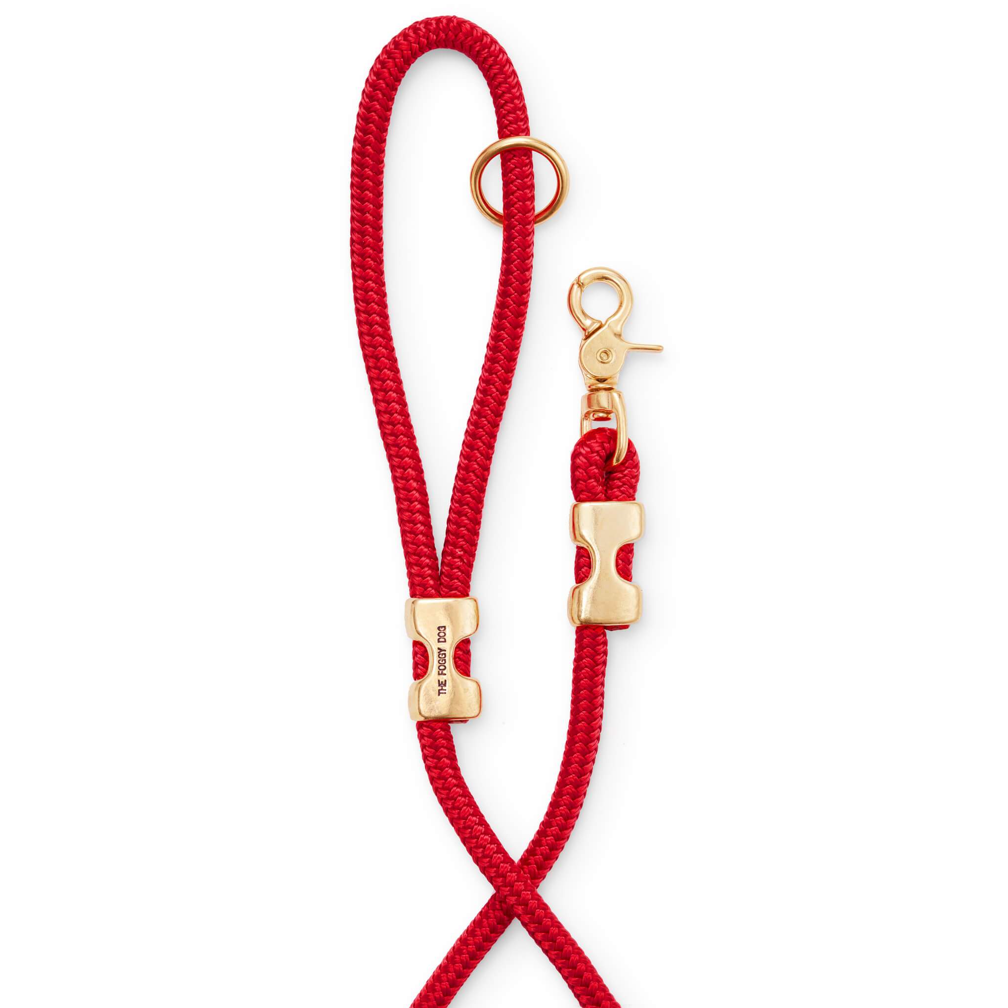 Ruby Red Marine Rope Dog Leash