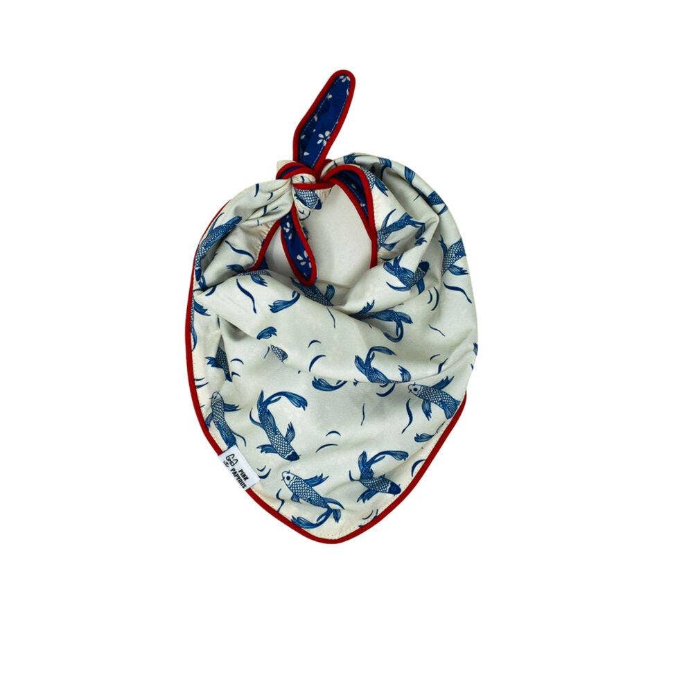 Marlowe Reversible Blue Dog Bandana