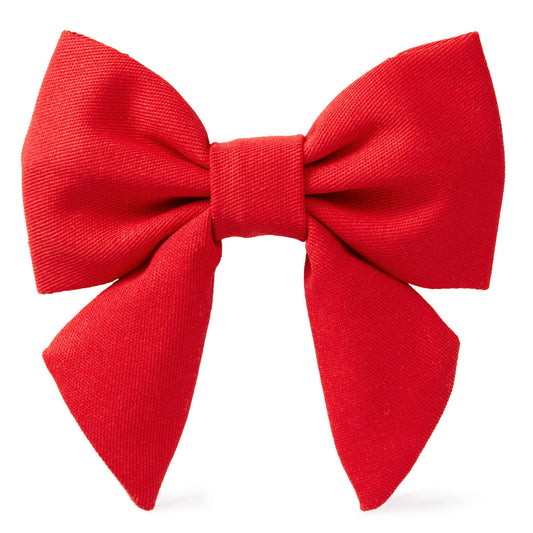 Ruby Red Lady Dog Bow