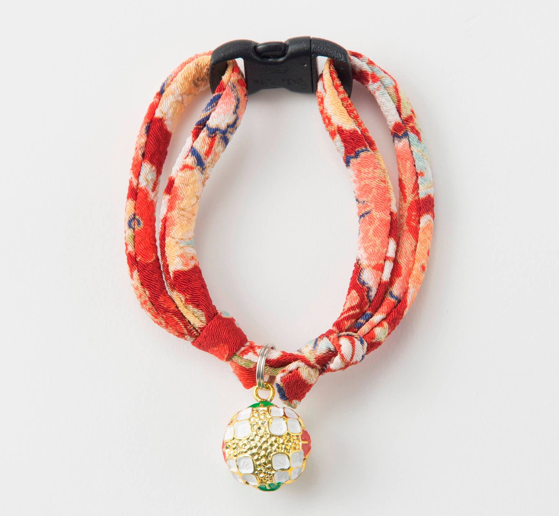 Chirimen Temari Dynasty Cat Collar