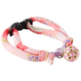 Load image into Gallery viewer, Chirimen Cat Collar with Clover Bell
