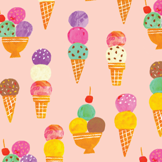 Sundae Funday Dog Bandana