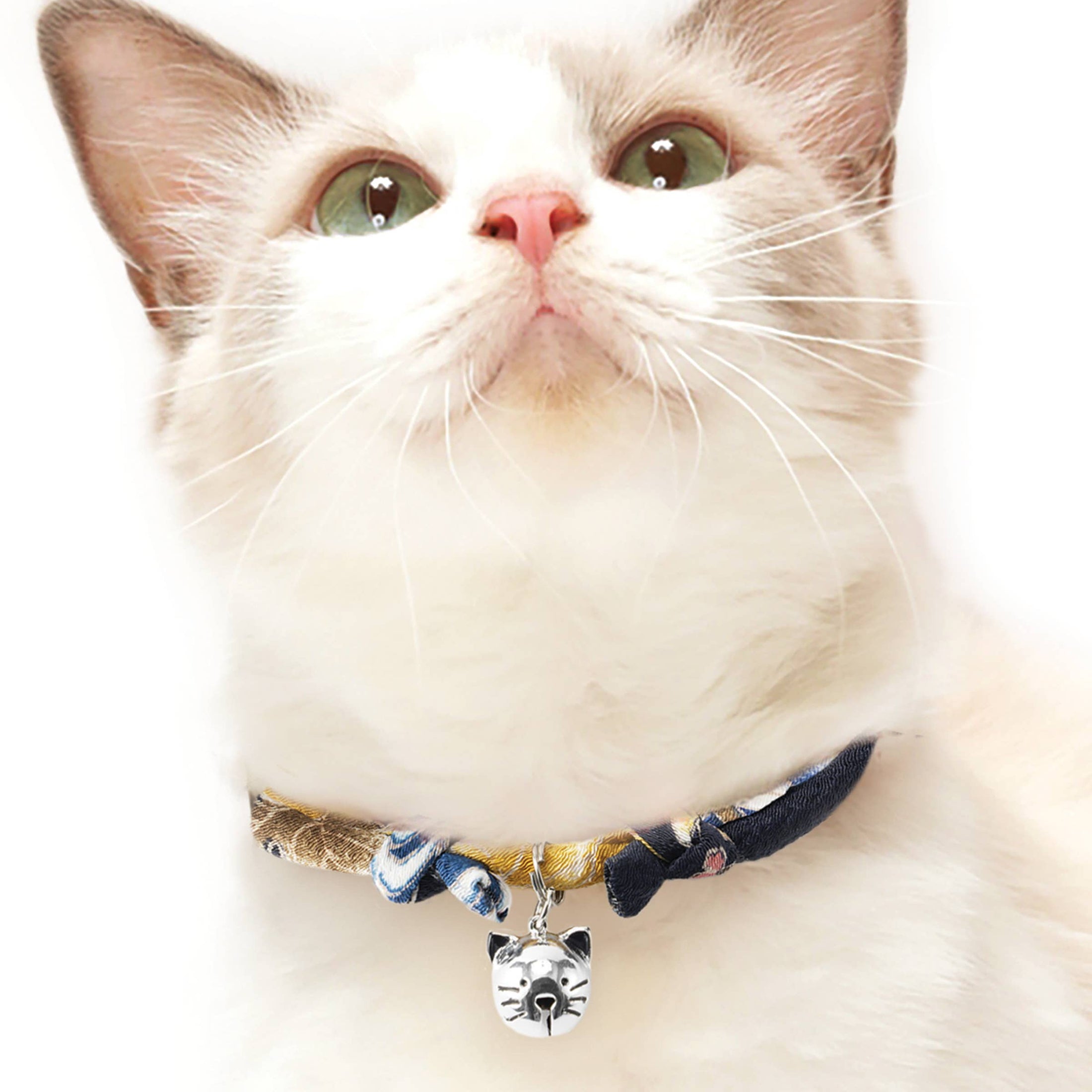 Chirimen Hanabi Fireworks Cat Collar